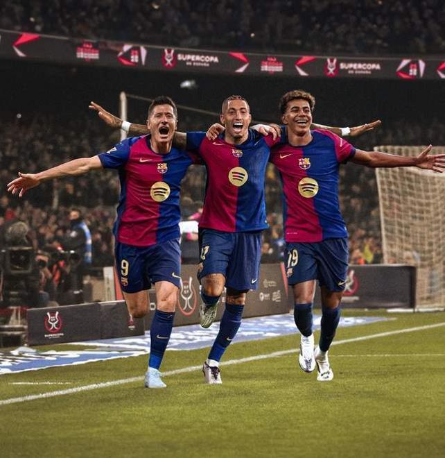 巴萨主场大胜强敌,继续保持不败领跑 巴萨主场大胜强敌,继续保持不败领跑